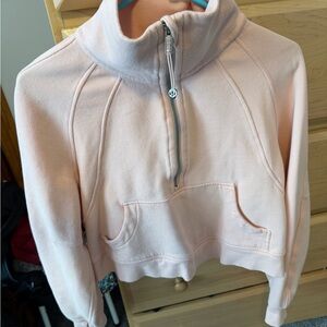 Lululemon Scuba. Pink Half-Zip